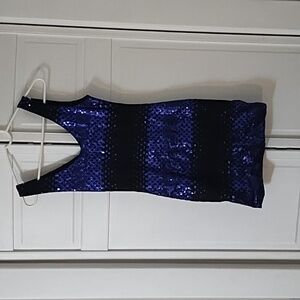 As U Wish black with purple dress